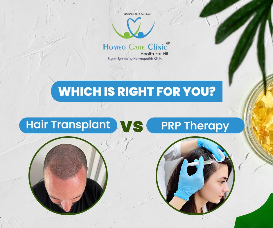 Which is Better PRP or Hair Transplant PRP Therapy & Hair Transplant