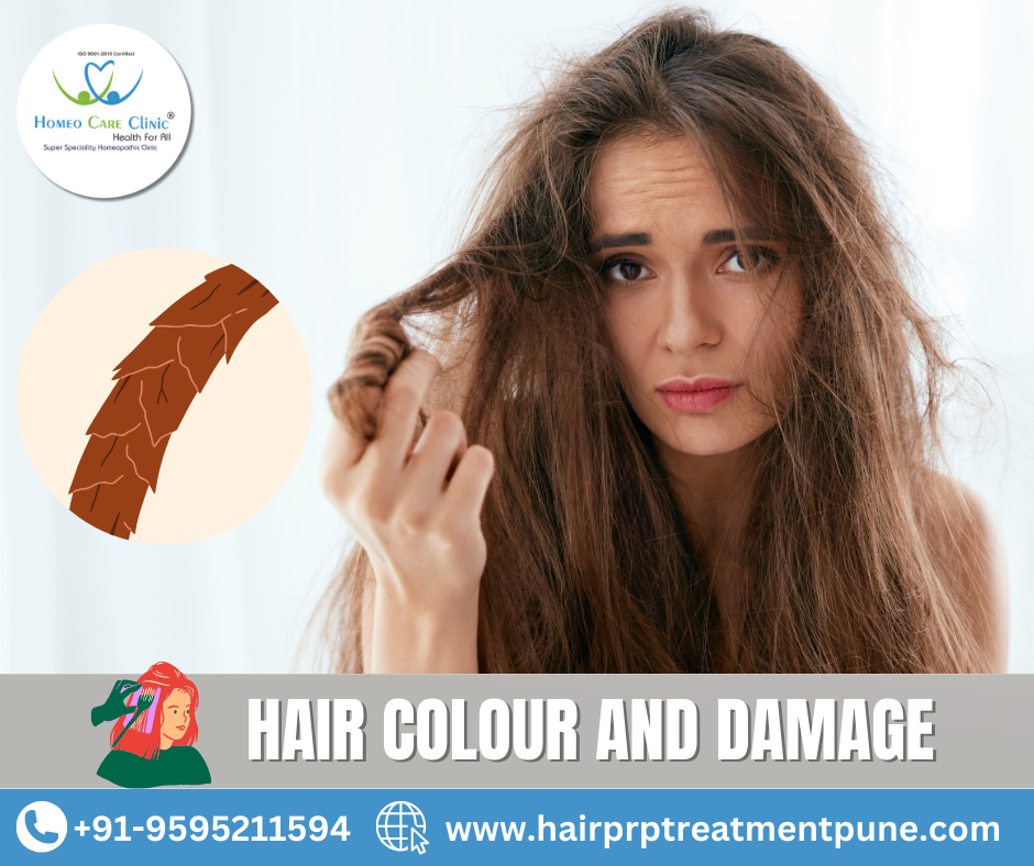 treatment for color damaged hair PRP therapy for repairing color-damaged hair.