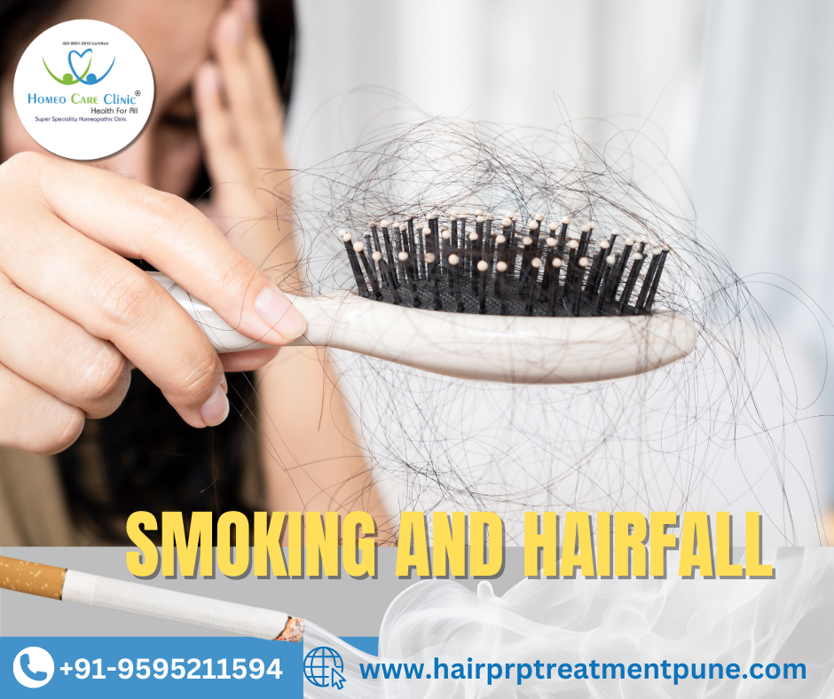 smoking causes hair fall