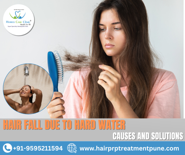 PRP treatment for hair loss caused by hard water
